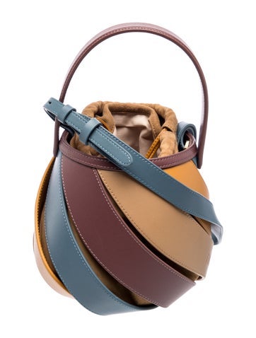 Mlouye Leather Bucket Bag