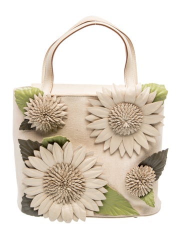 Ferragamo Canvas Top Handle Bag