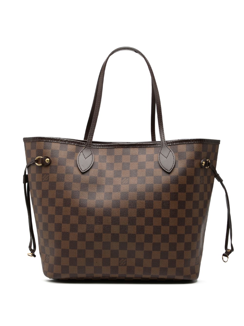 2009 Damier Ebene Neverfull MM tote bag