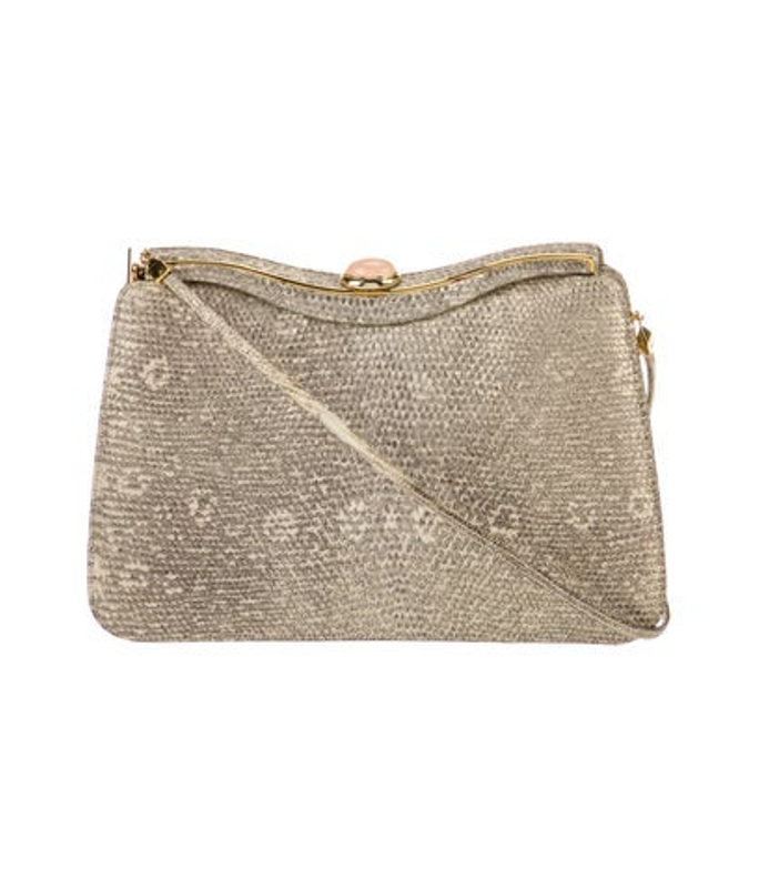Judith Leiber Leiber Embossed Leather Crossbody Bag