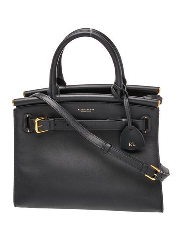 Leather Top Handle Bag