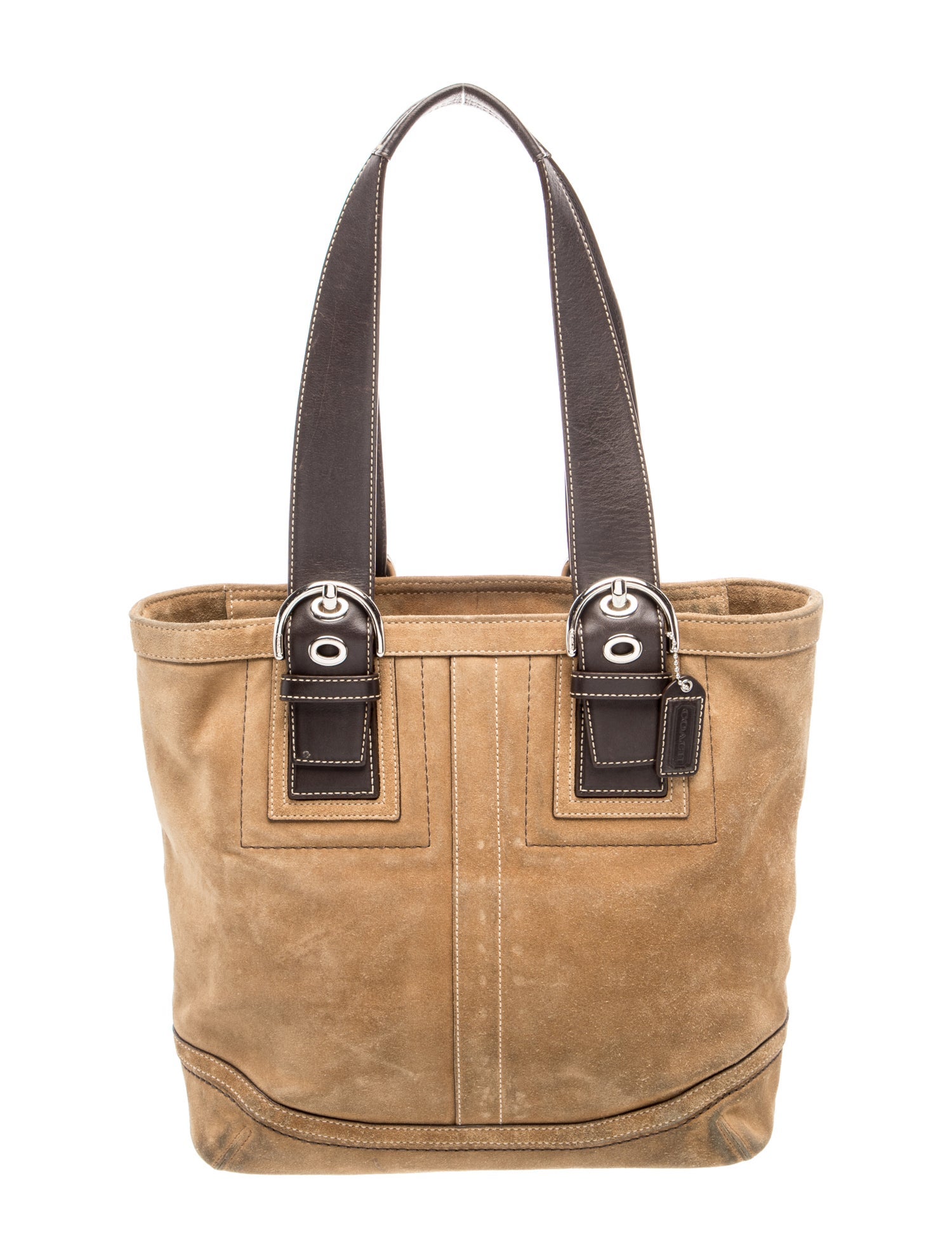 Coach Suede Shoulder Bag
