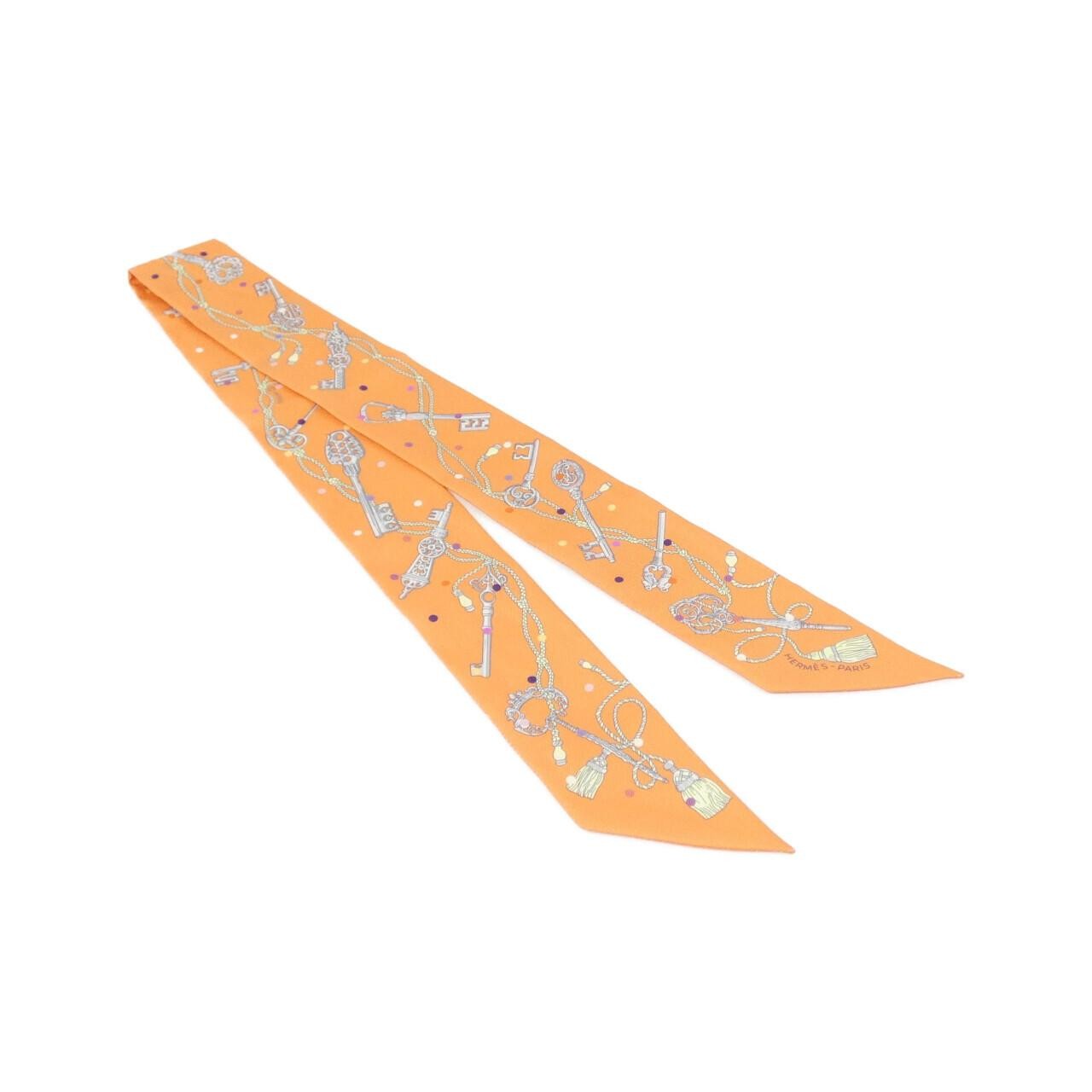 Hermes LES CLES A POIS Twilly 063871S Scarf