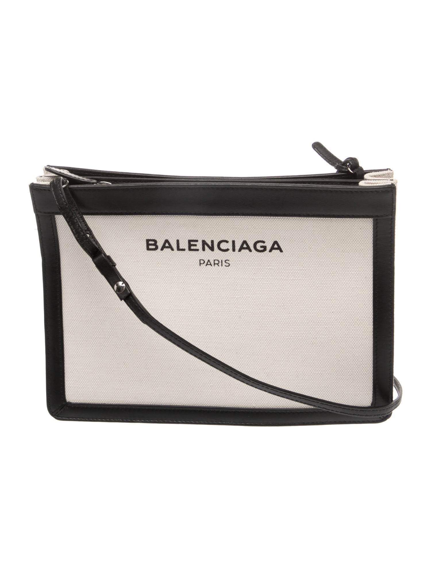 Canvas Navy Pochette Medium
