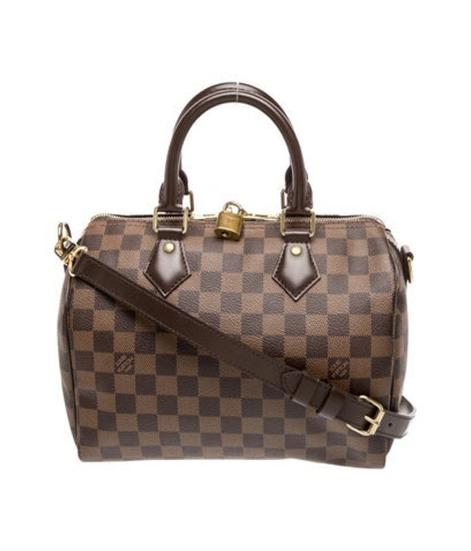 Louis Vuitton Vuitton Damier Ebene Speedy Bandouliere 25