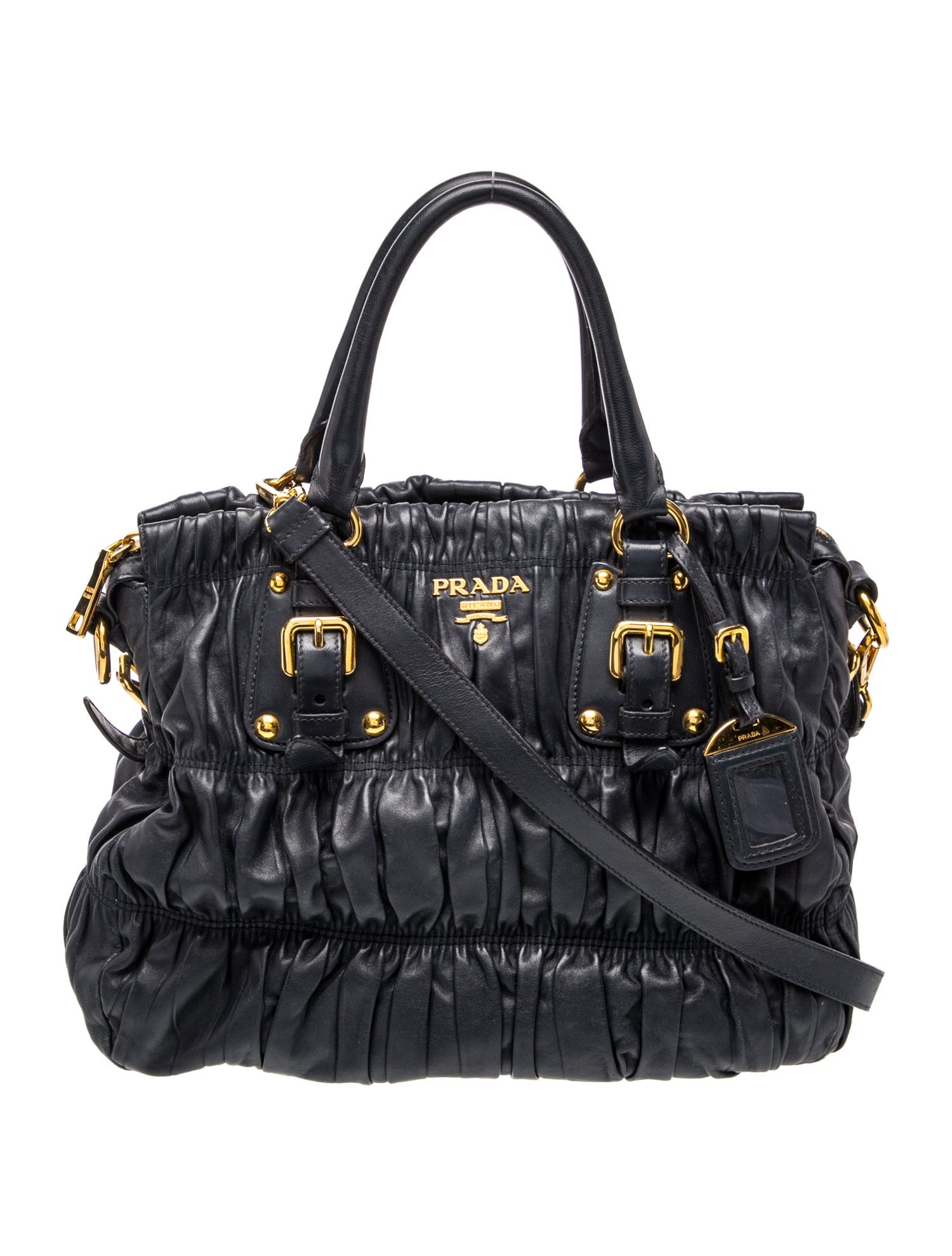 Tessuto Nylon Top Handle Bag