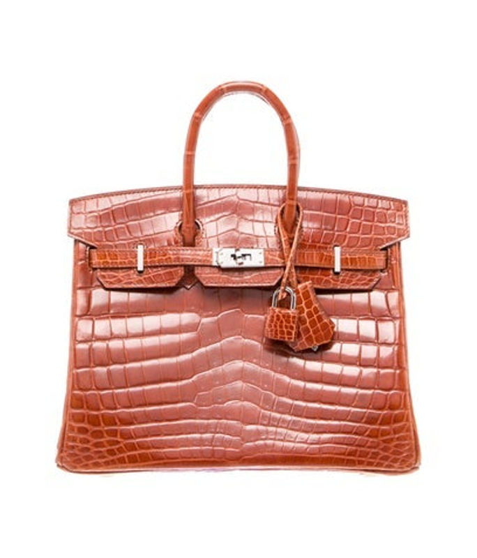 Hermes Shiny Crocodile Birkin 25
