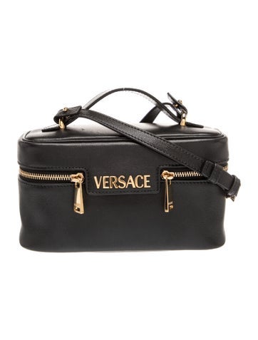 Versace Leather Top Handle Bag