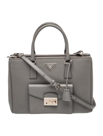 Saffiano Leather Galleria Double Zip