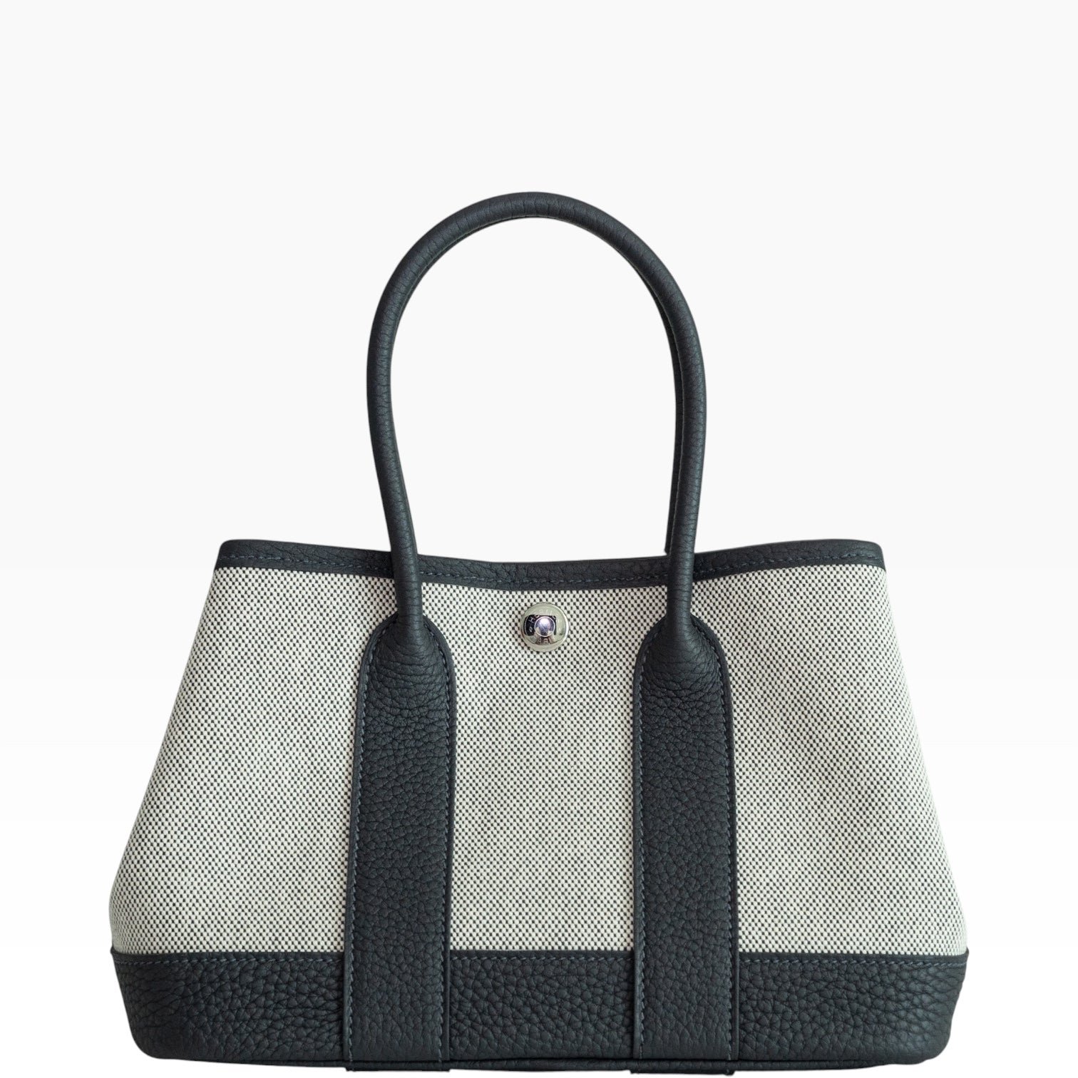 Hermès Neo Garden 23 Écru/Ardoise Toile H Viking and Negonda Palladium Hardware