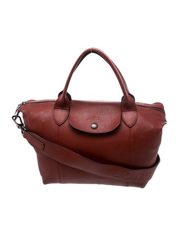 Leather Top Handle Bag