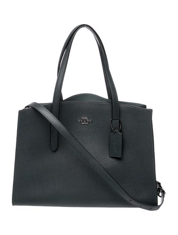 Leather Top Handle Bag