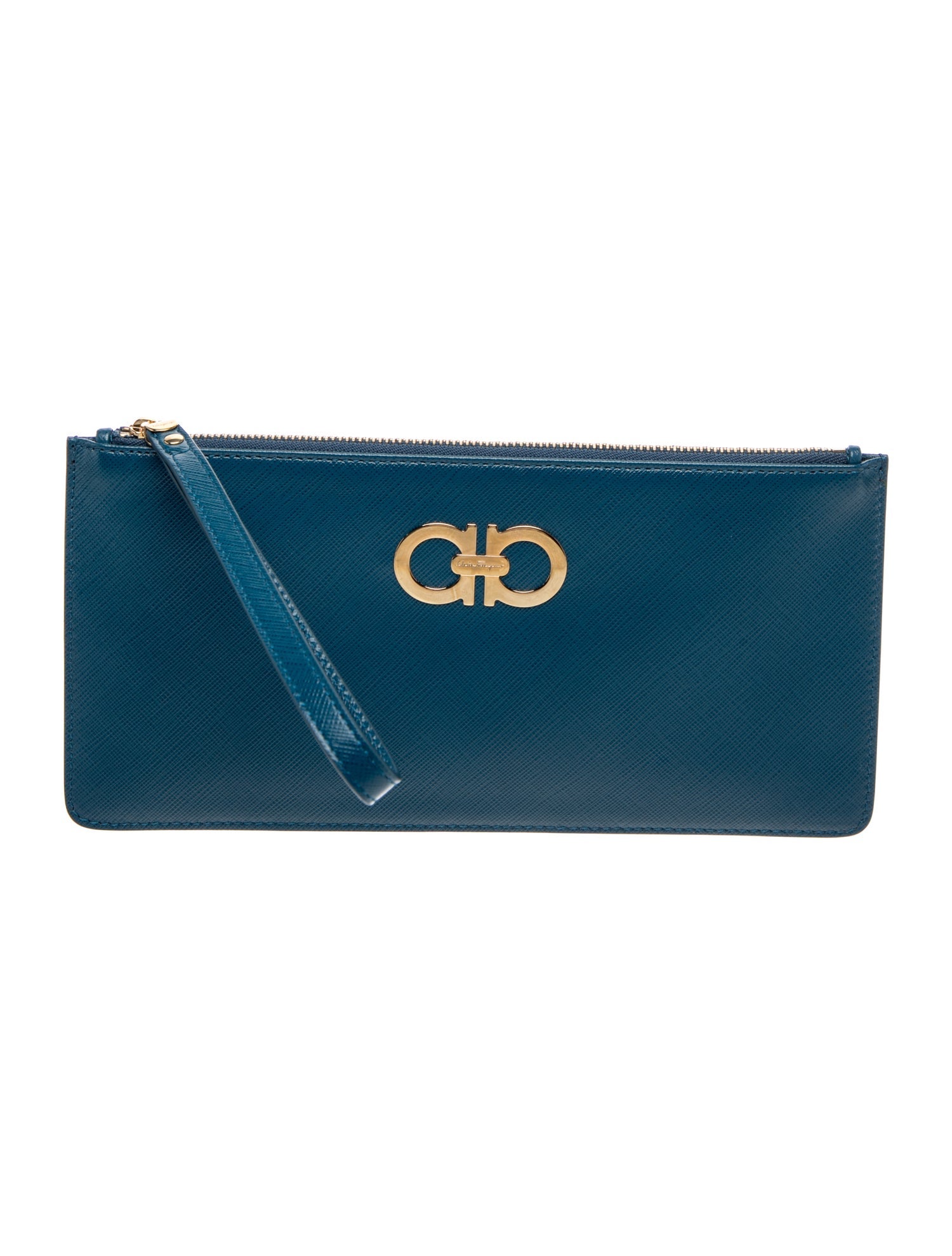 Saffiano Leather Clutch