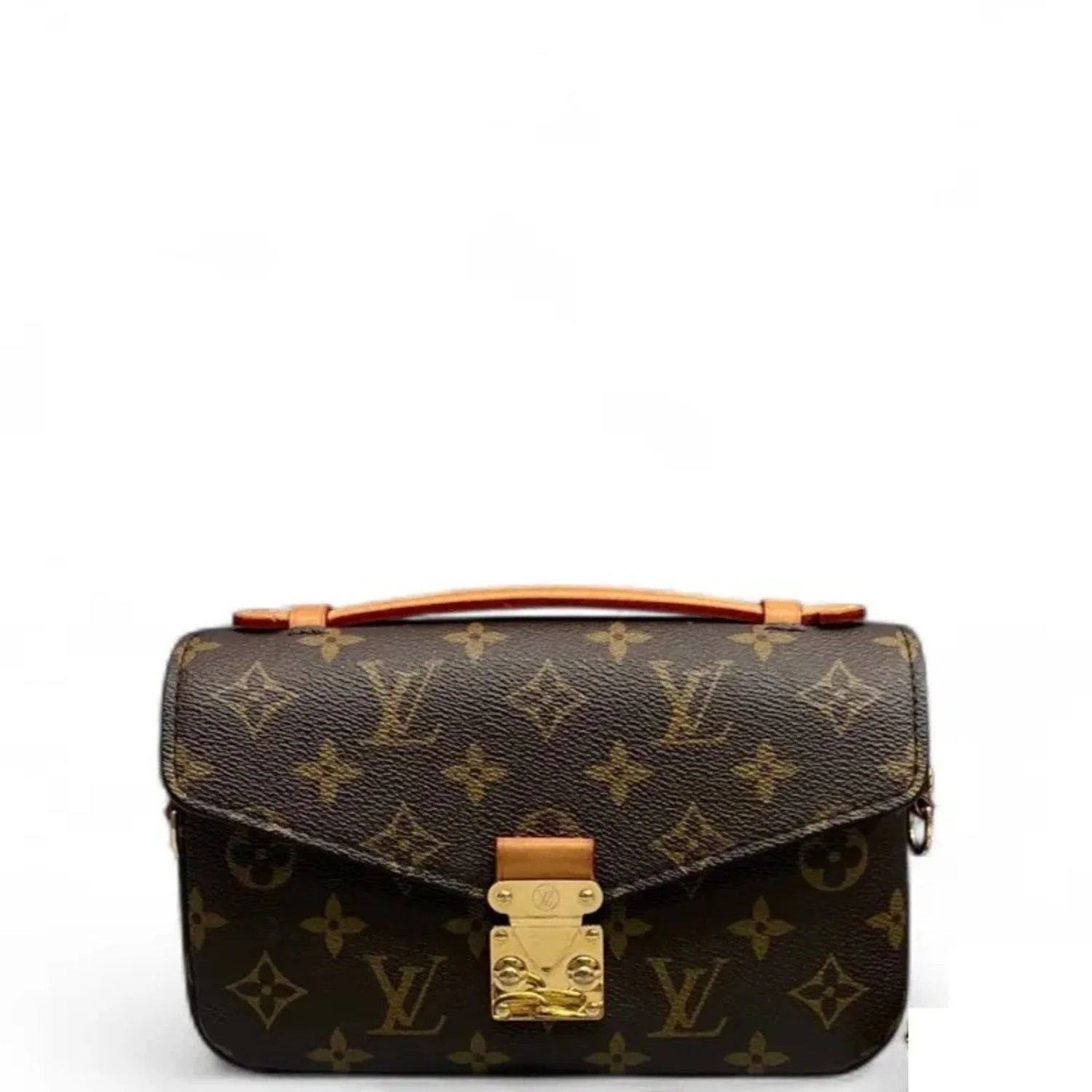 Coated Canvas Pochette Metis East-West