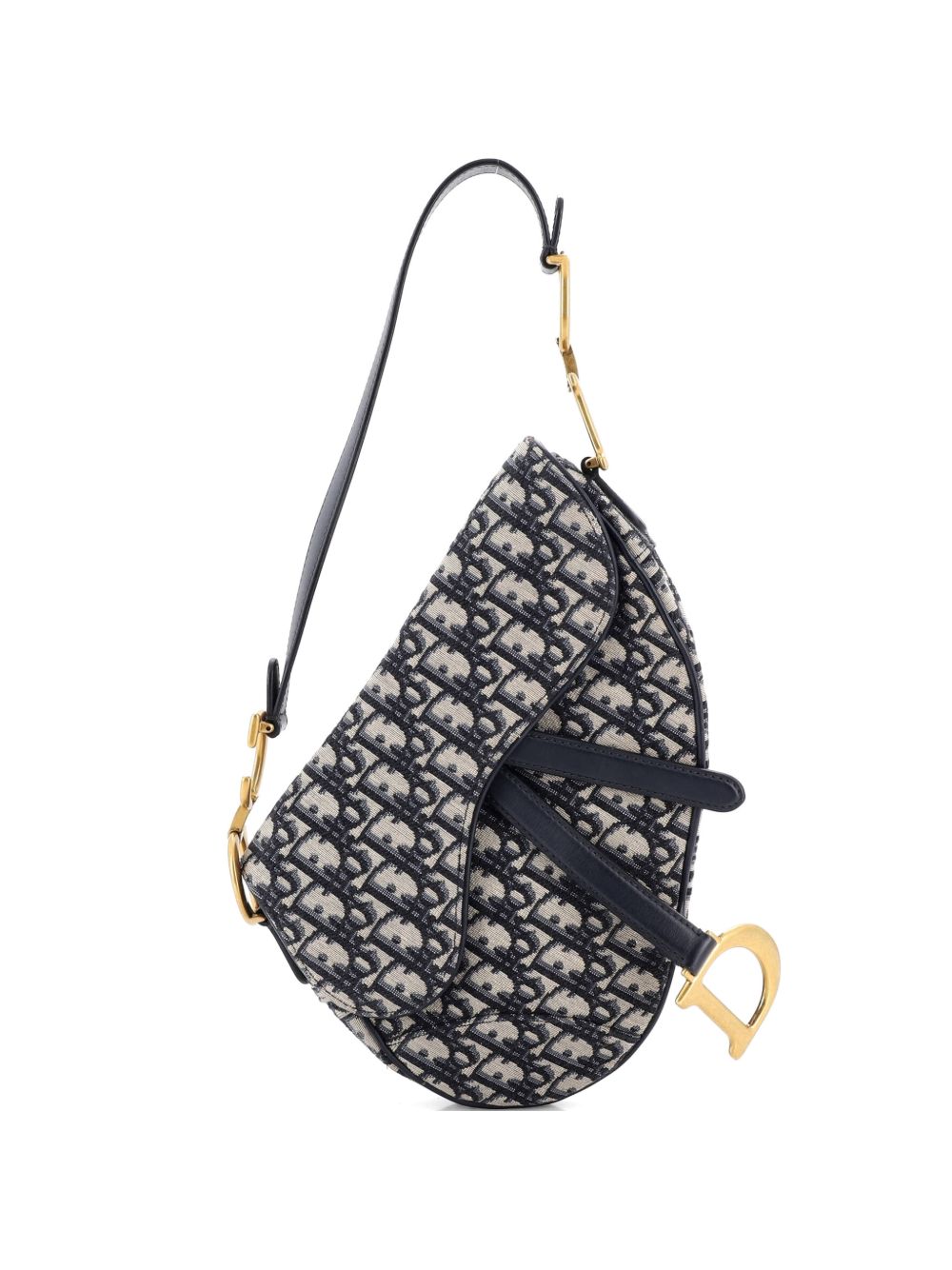Dior Saddle Handbag Oblique Canvas Medium shoulder bag