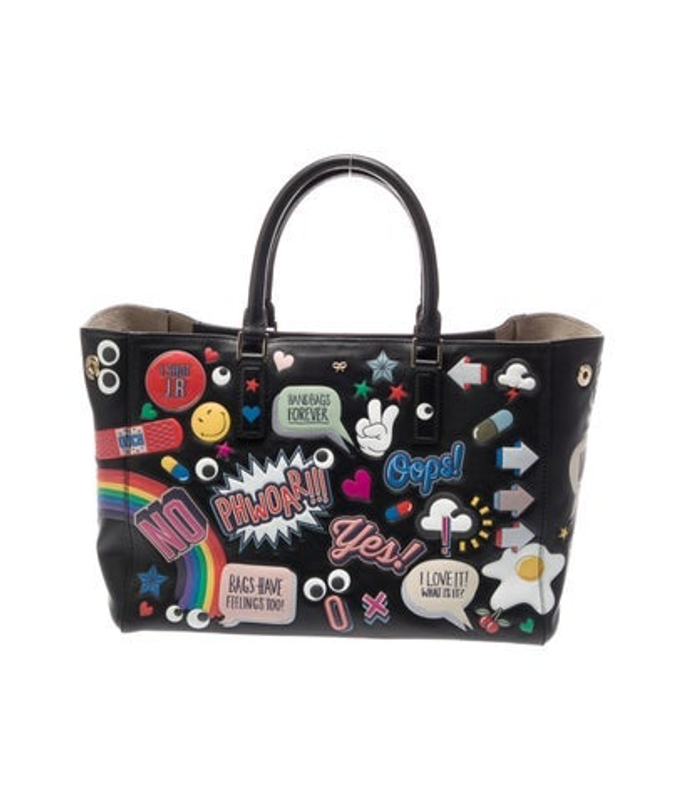 Anya Hindmarch Hindmarch Leather Top Handle Bag