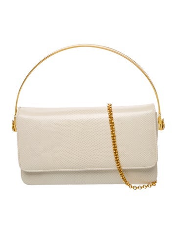 Lizard Top Handle Bag