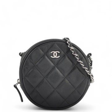 Calfskin Clutch with Chain