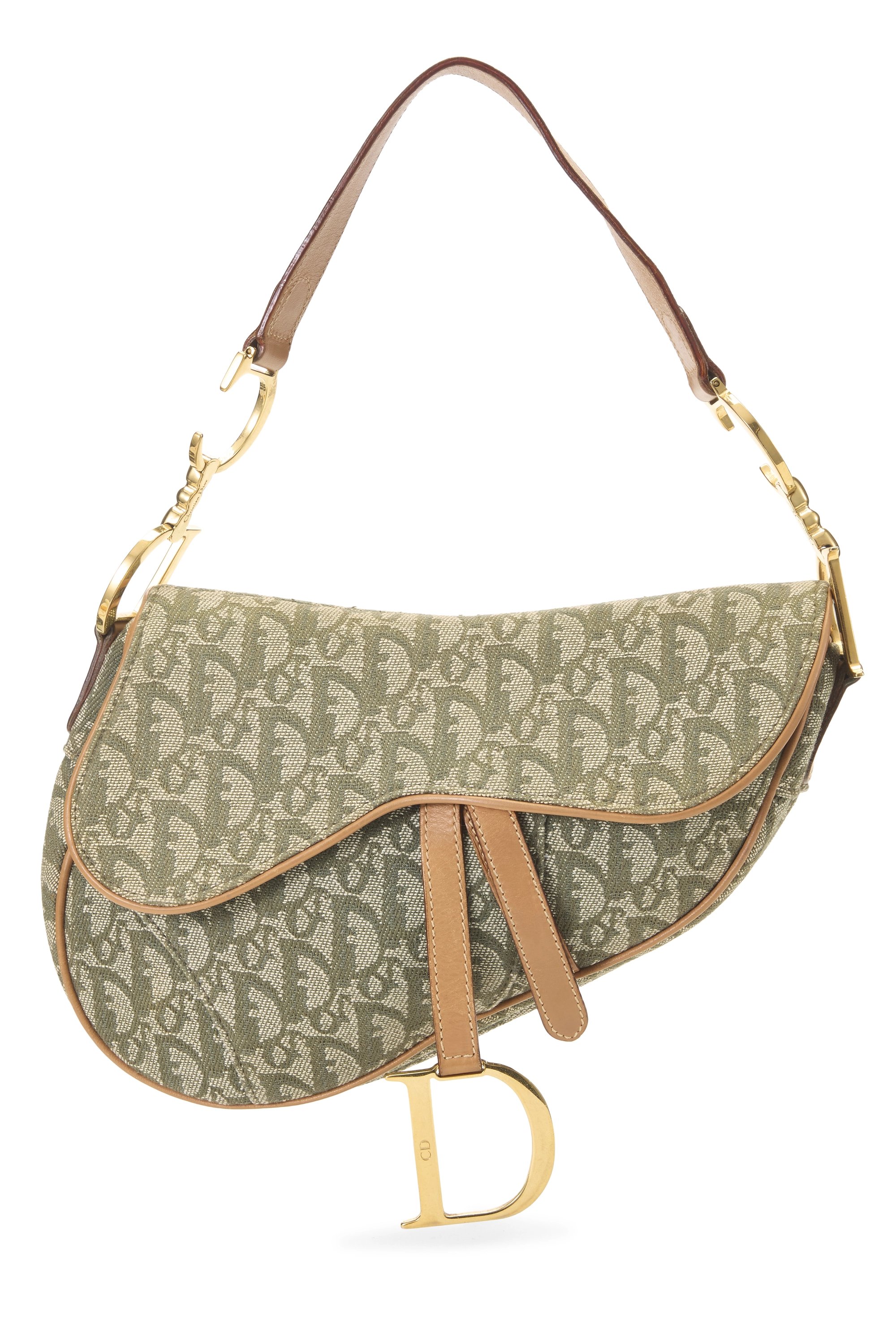 Green Trotter Canvas Saddle Bag