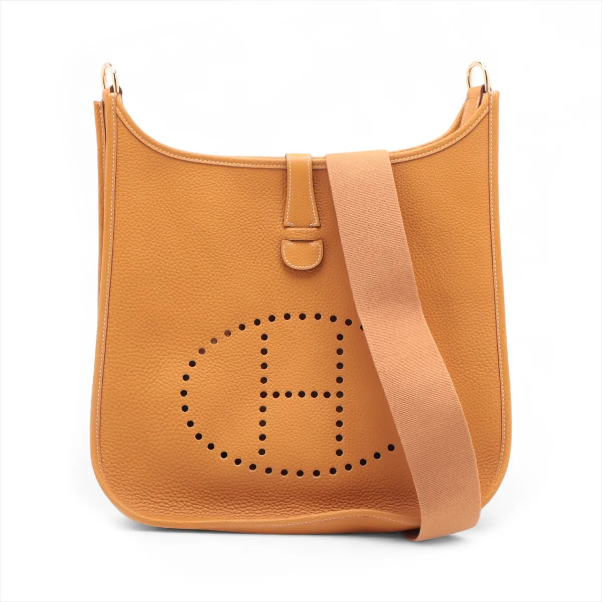 Hermès evelyn 1 33 GM Fjord Jaune Gold Metal Fittings