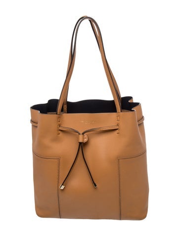 Tory Burch Leather Bucket Bag