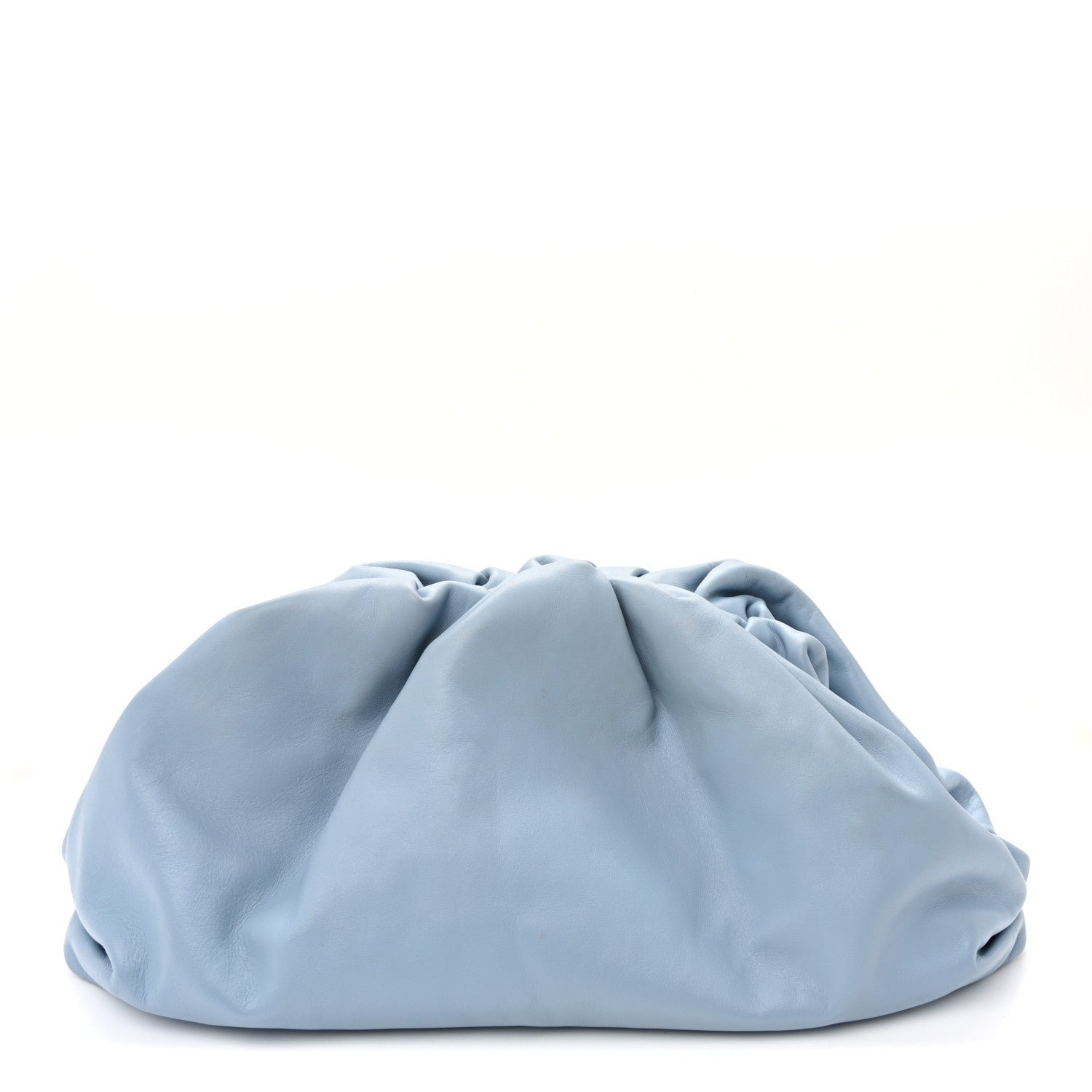 Bottega Veneta Smooth Butter Calf The Pouch Oversized Clutch Ice