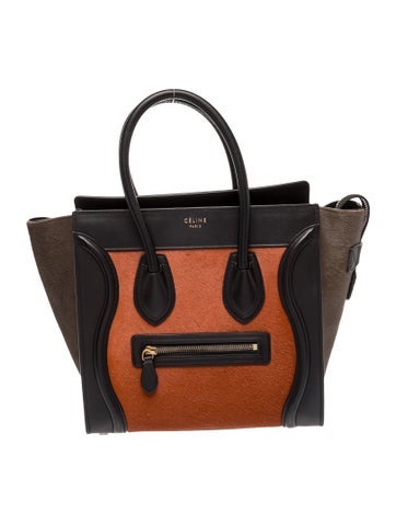 Celine Ponyhair Luggage Mini