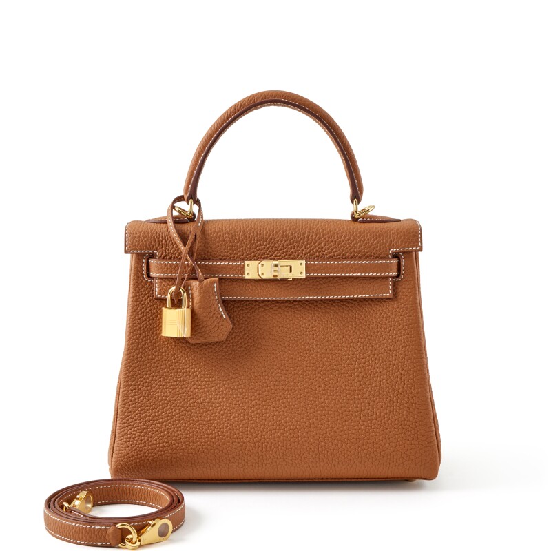 Hermes Gold Togo Retourne Kelly 25 Gold Hardware, 2025