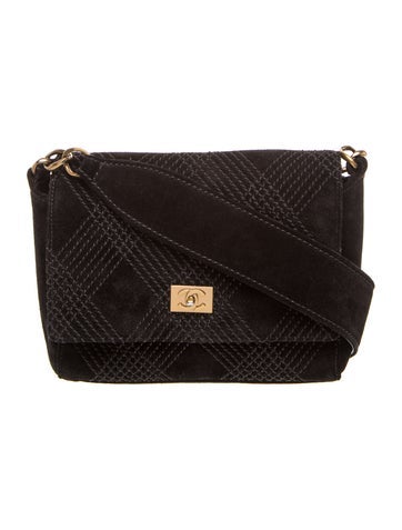 Suede CC Flap Bag