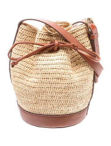Straw Bucket Bag