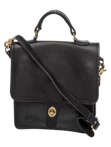 Coach Leather Top Handle Bag