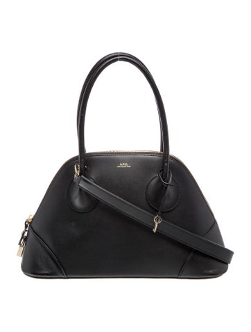 Leather Top Handle Bag