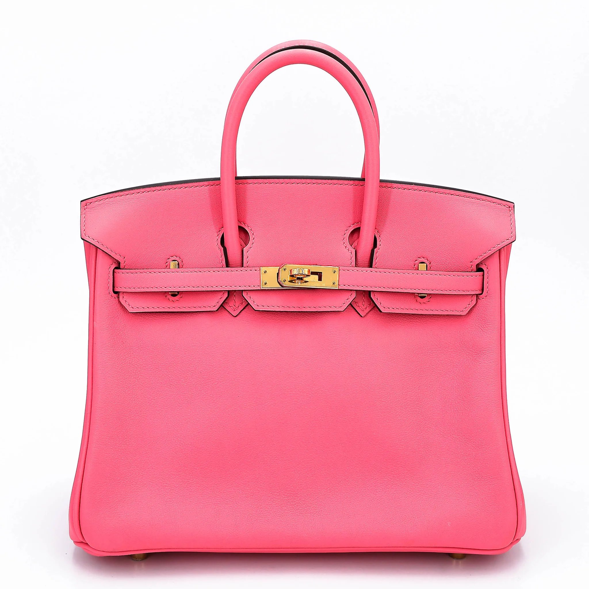 Hermes Birkin 25 Rose Azalee (8W) Swift Gold hardware A (2017)