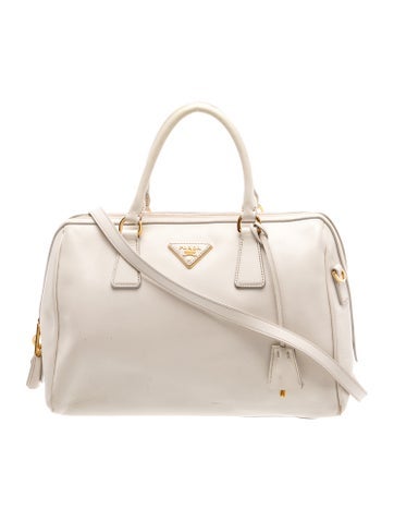 Saffiano Lux Leather Saffiano Lux Bauletto Bag Medium