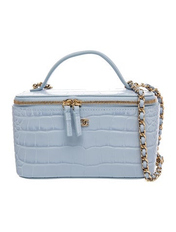 2026 Croc-Embossed Vanity Case w/ Chain w/Tags