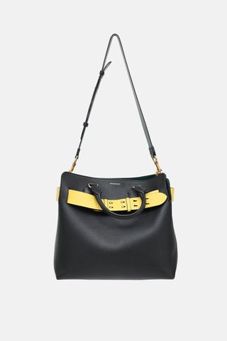 Leather Belt Tote Bag