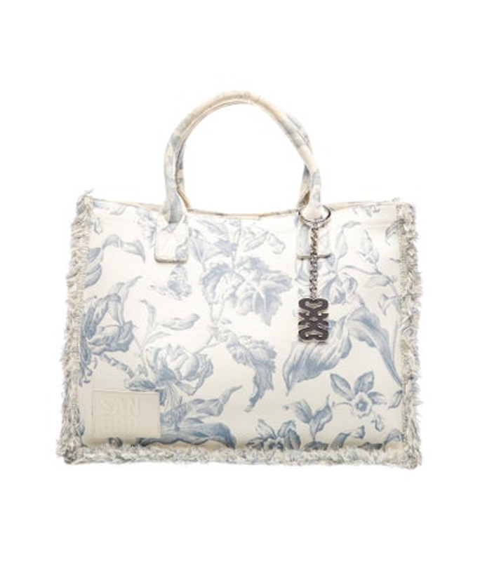 Sandro Canvas Top Handle Bag