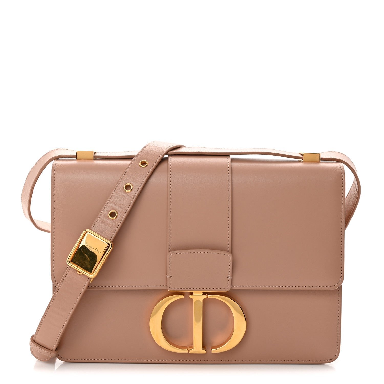Christian Dior Box Calfskin 30 Montaigne Flap Bag Rose Des Vents