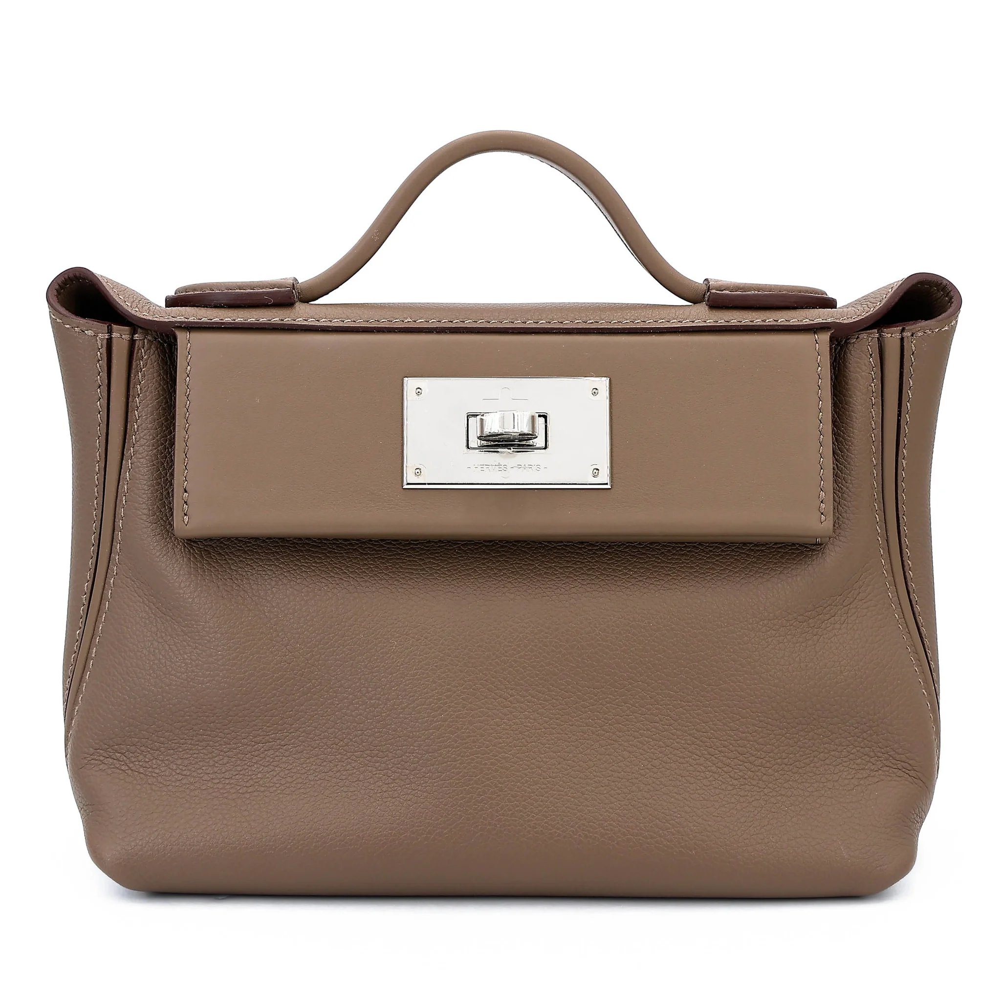 Hermes 24/24 - 21 mini Etoupe (18) Togo Palladium hardware W (2024)