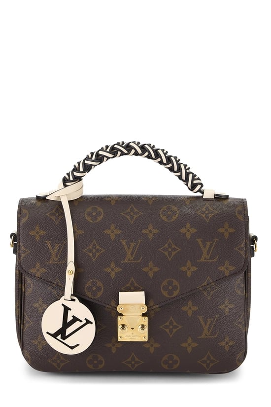 Monogram Canvas Braided Handle Pochette Metis