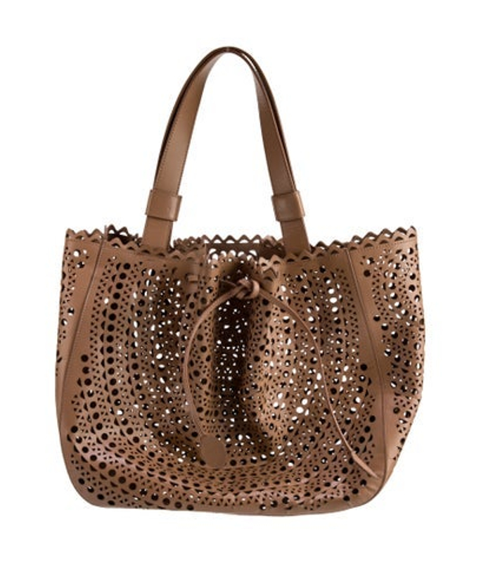 Alaia Leather Bucket Bag