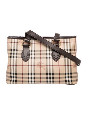Burberry Haymarket Check Shoulder Bag