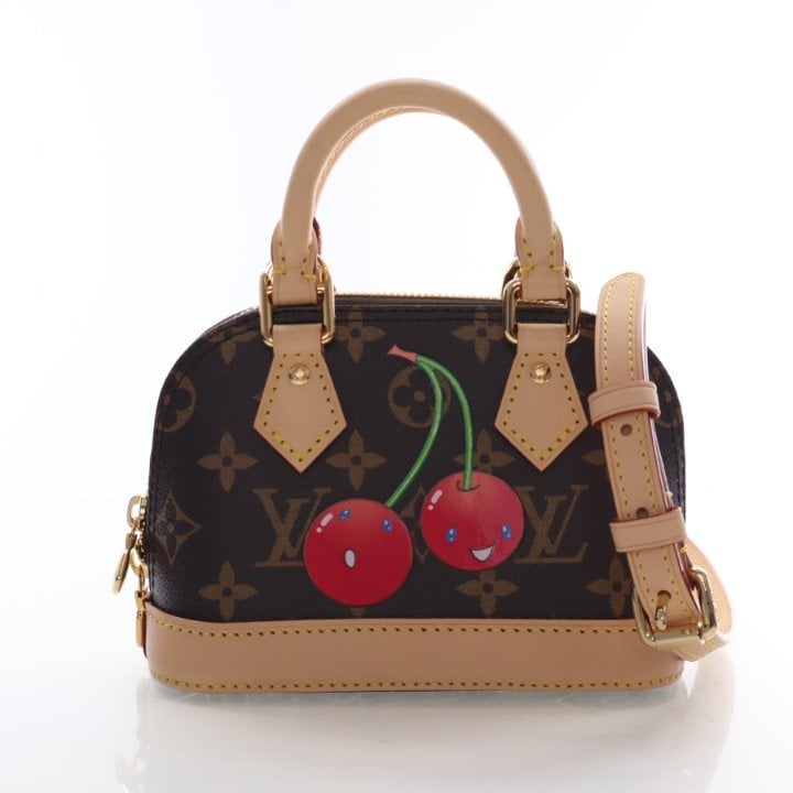 Louis Vuitton x Takashi Murakami Monogram Cerises Alma Nano
