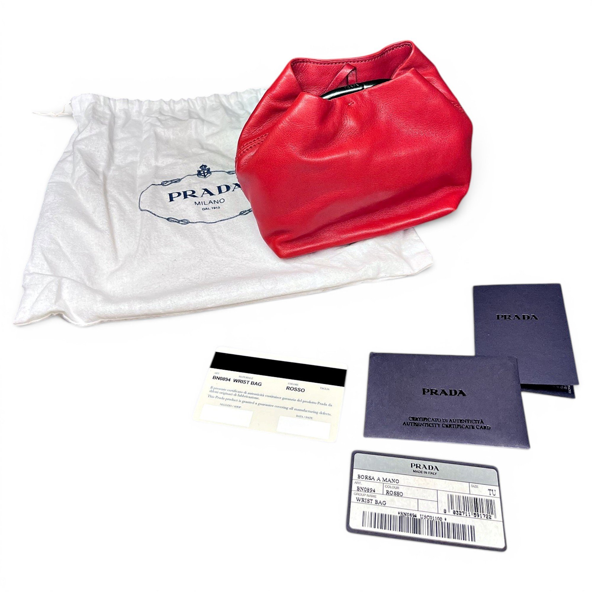 Prada Leather clutch bag