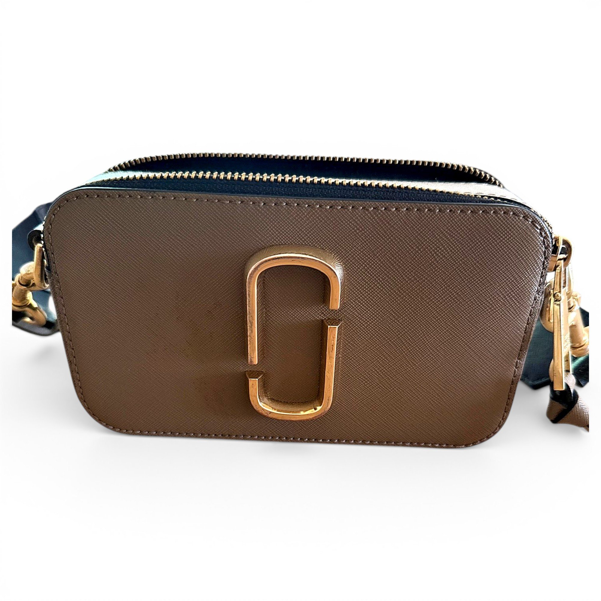 Snapshot leather crossbody bag