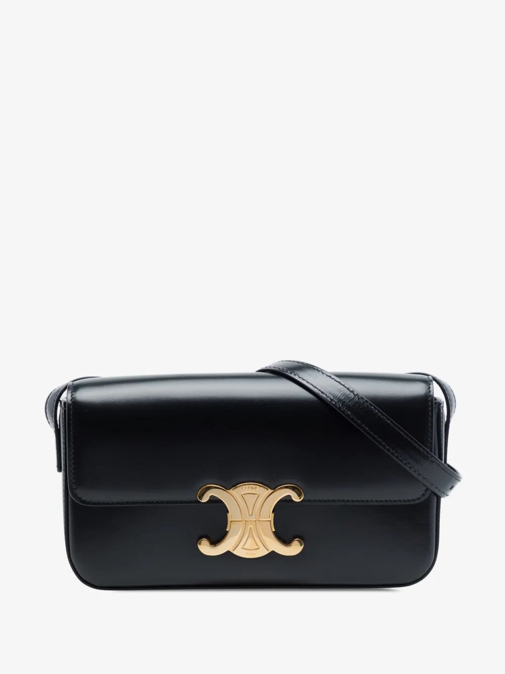 2021 Shiny Calfskin Triomphe Claude shoulder bag