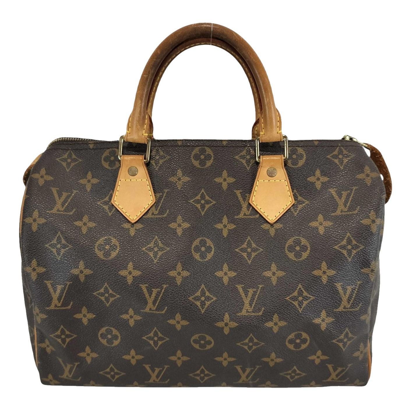 Speedy leather handbag