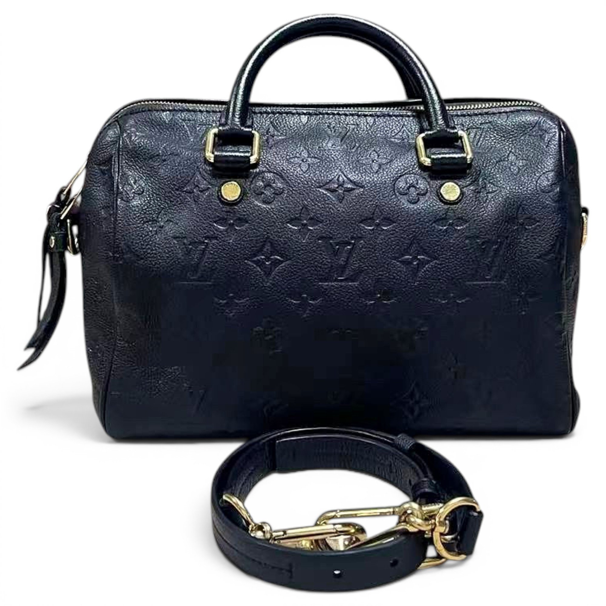 Speedy leather handbag