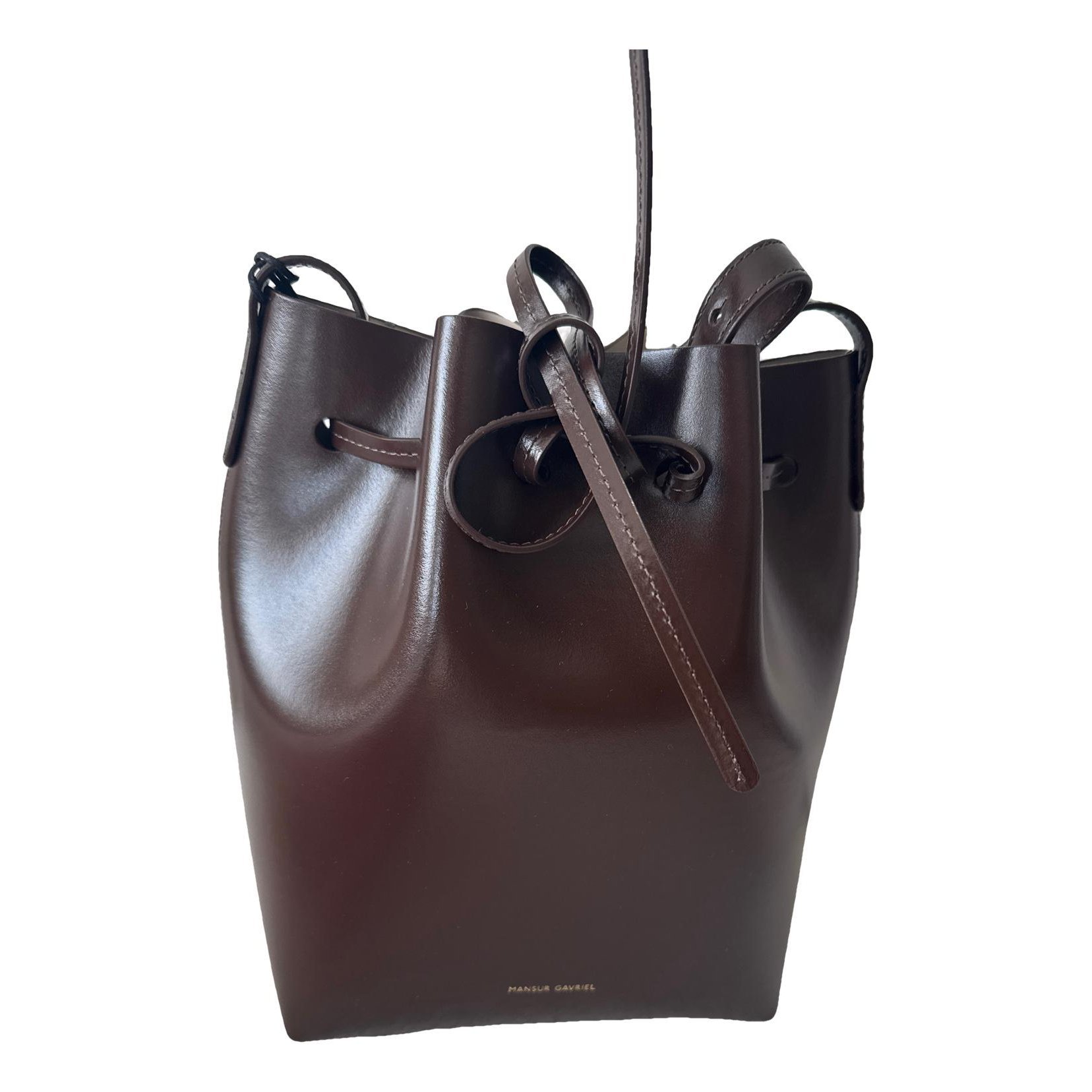 Mansur Gavriel Bucket leather crossbody bag