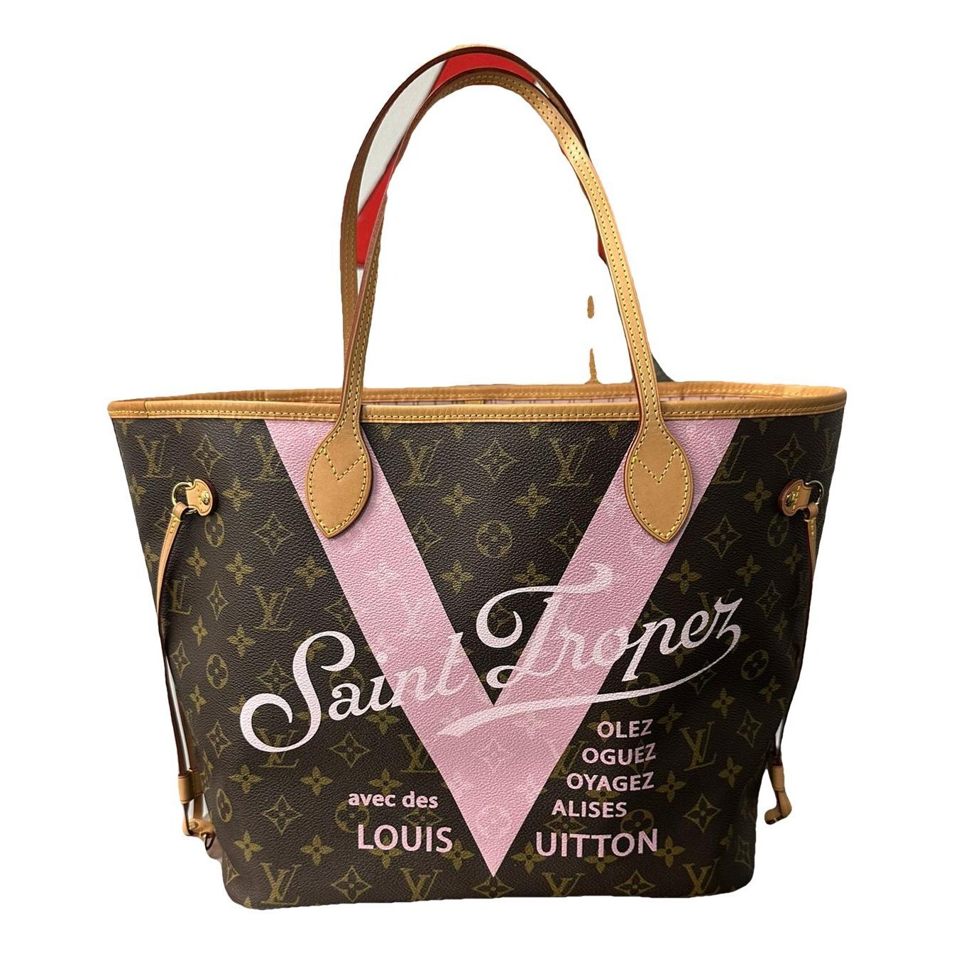 Neverfull leather tote